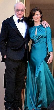 Michael Caine und Rachel Weisz anlässlich der Präsentation des Film "Youth" bei den "Internationalen Filmfestspielen von Cannes"; Urheber: Georges Biard;  Lizenz CC-BY-SA 3.0; Quelle: Wikimedia Commons