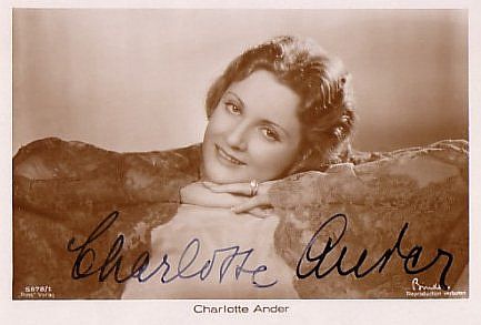 Foto Charlotte Ander: Urheber bzw. Nutzungsrechtinhaber: Alexander Binder (1888 – 1929)