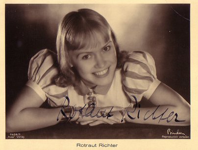 Rotraut Richter; Urheber bzw. Nutzungsrechtinhaber: Alexander Binder (1888 – 1929); Ross-Karte Nr. 7454/1
