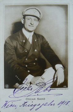 Oscar Sabo vor 1929; Urheber bzw. Nutzungsrechtinhaber: Alexander Binder (1888 – 1929); Quelle: www.cyranos.ch