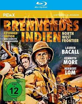 "Brennendes Indien" (1959, "North West Frontier"): Abbildung DVD-Cover mit freundlicher Genehmigung von Pidax-Film, welche das Abenteuer Anfang Dezember 2022 auf DVD herausbrachte.
