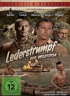 DVD-Cover: Lederstrumpf: Der Wildtöter; Abbildung DVD-Cover mit freundlicher Genehmigung von "Pidax film"