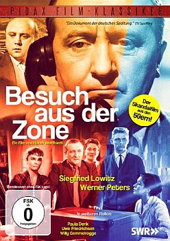 "Besuch aus der Zone": DVD-Cover mit freundlicher Genehmigung von Pidax-Film, welche die SWR-Produktion Anfang Juni 2012 auf DVD herausbrachte.