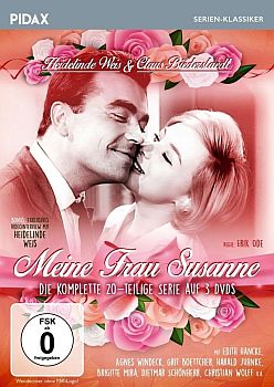 "Meine Frau Susanne": Abbildung DVD-Cover mit freundlicher Genehmigung von Pidax-Film, welche die Serie Mitte Mrz 2016 auf DVD herausbrachte.