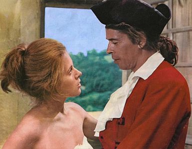 "Mein Onkel Benjamin": Szenenfoto mit Jacques Brel als Benjamin und Claude Jade als Manette; mit freundlicher Genehmigung von Pidax Film, welche die Produktion Mitte April 2022 auf DVD herausbrachte.