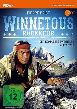 "Winnetous Rckkehr": Abbildung DVD-Cover mit freundlicher Genehmigung von Pidax-Film, welche die Produktion Anfang August 2018 auf DVD herausbrachte.
