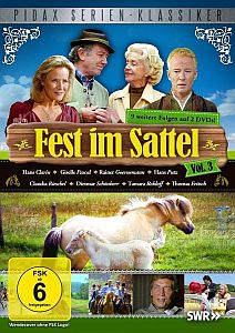 "Fest im Sattel": Abbildung der DVD-Cover mit freundlicher Genehmigung von Pidax-Film, welche die Serie auf DVD herausbrachte (Volume 3: 06.12.2013)