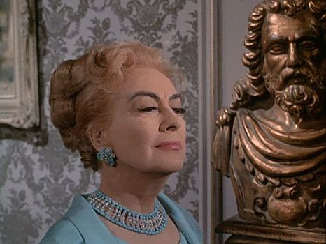 "und die Alptrume gehen weiter" (1969, "NightGallery"): Szenenfoto mit Joan Crawford als ClaudiaMenlo; mit freundlicher Genehmigung von "Pidax Film", welche die Produktion Mitte Oktober 2019 auf DVD herausbrachte. 
