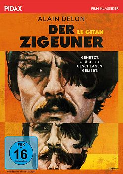 "Der Zigeuner": Abbildung DVD-Cover mit freundlicher Genehmigung von Pidax-Film, welche den Gangsterstreifen am 21.08.2020 auf DVD herausbrachte