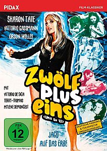 "Zwlf plus eins"1) (1969, "Una su 13"): Abbildung DVD-Cover mit freundlicher Genehmigung von Pidax-Film, welche die Komdie Mitte Juli 2022 auf DVD herausbrachte.