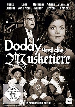 "Doddy und die Musketiere": DVD-Cover mit freundlicher Genehmigung von Pidax-Film, welche die Produktion Ende Mai 2020 auf DVD herausbrachte