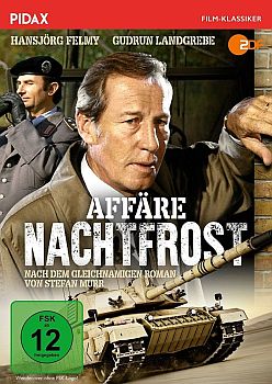 "Affre Nachtfrost": Abbildung DVD-Cover mit freundlicher von Pidax-Film, welche den Agententhriller Anfang April 2018 auf DVD herausbrachte.