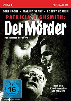 "Der Mörder": Abbildung DVD-Cover mit freundlicher Genehmigung von Pidax-Film, welche den Krimi im Juni 2020 auf DVD herausbrachte.