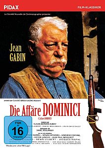 "Die Affäre Dominici": Abbildung DVD-Cover mit freundlicher Genehmigung von Pidax-Film, welche den Krimi Anfang März 2017 auf DVD herausbrachte.