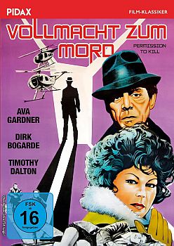 "Vollmacht zum Mord": Abbildung DVD-Cover mit freundlicher Genehmigung von Pidax Film, welche den Thriller im Juli 2025 auf DVD herausbrachte.