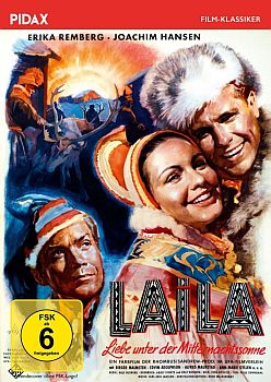 "Laila Liebe unter der Mitternachtssonne": Abbildung DVD-Cover mit freundlicher Genehmigung von Pidax-Film, welche das Abenteuer im April 2017 auf DVD herausbrachte.