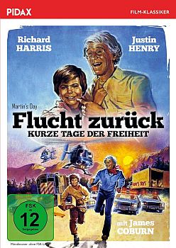 "Flucht zur�ck": Abbildung DVD-Cover mit freundlicher Genehmigung von Pidax Film, welche das Roadmovie am 18. Juni 2026 auf DVD herausbrachte.
