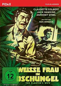 "Weiße Frau im Dschungel"4) (1952, "The Planter’s Wife"): Abbildung DVD-Cover mit freundlicher Genehmigung von Pidax-Film, welche das Abenteuer am 09.04.2021 auf DVD herausbrachte.