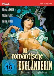 "Die romantische Engländerin": Abbildung DVD-Cover mit freundlicher Genehmigung von Pidax-Film, welche britisch-französische Produktion im Juni 2021 auf DVD herausbrachte.