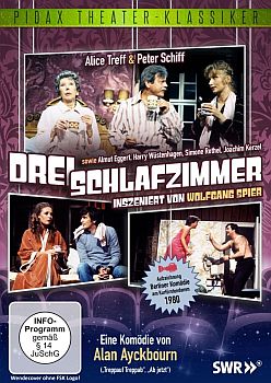 "Drei Schlafzimmer": Abbildung DVD-Cover mit freundlicher Genehmigung von Pidax Film, welche die Kom�die am 05.06.2015 auf DVD herausbrachte.