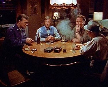 "Ein seltsames Paar": Szenenfoto mit Joachim Kerzel (l.) als Murray beim Pokern mit Wilfried Herbst (Mitte) als Vinnie und Wolfgang Hosfeld als Speed; mit freundlicher Genehmigung von Pidax Film, welche die Kom�die Mitte Juli 2018 auf DVD herausbrachte.