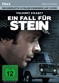 "Ein Fall fr Stein": Abbildung DVD-Cover mit freundlicher Genehmigung von "PidaxFilm" welche die Krimi-Serie Ende April 2023 auf DVD herausbrachte.