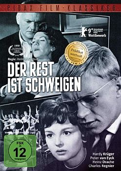 "Der Rest ist Schweigen ": Abbildung DVD-Cover mit freundlicher Genehmigung von "Pidax Film", welche die Produktion Anfang August 2011 auf DVD herausbrachte.