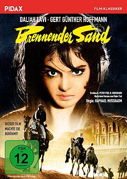 "Brennender Sand": Abbildung DVD-Cover mit freundlicher Genehmigung von Pidax Film, welche das Abenteuer am 30. Juni 2017 auf DVD herausbrachte.