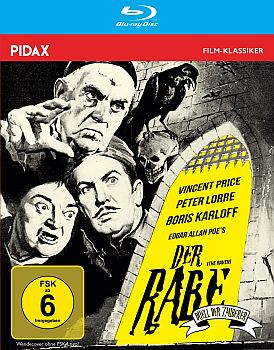 "Der RabeDuell der Zauberer": Abbildung DVD-Cover mit freundlicher Genehmigung von Pidax-Film, welche die Horrorkomdie im Februar 2022 auf DVD herausbrachte.