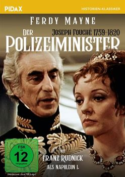 "Der Polizeiminister – Joseph Fouché 1759–1820": Abbildung DVD-Cover mit freundlicher Genehmigung von Pidax-Film, welche den Historienfilm am 20.08.2021 auf DVD herausbrachte.