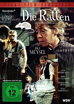 "Die Ratten"; Abbildung DVD-Cover mit Mit freundlicher Genehmigung von Pidax-Film, welche die Produktion im Juli 2012 auf  DVD herausbrachte.