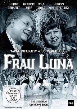 "Frau Luna": DVD-Cover mit freundlicher Genehmigung von Pidax-Film, welche die Produktion am 12.10. 2018 auf DVD herausbrachte.