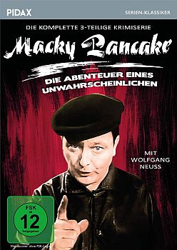 "Macky Pancake": Abbildung DVD-Cover mit freundlicher Genehmigung von Pidax-Film, welche die Produktion Ende August 2020  auf DVD herausbrachte.