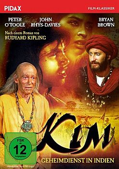 "Kim  Geheimdienst in Indien": Abbildung DVD-Cover mit freundlicher Genehmigung von Pidax-Film, welche die Produktion am 05.02.2021 auf DVD herausbringt.