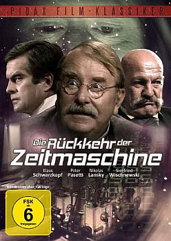 "Die Rckkehr der Zeitmaschine": DVD-Cove mit freundlicher Genehmigung von Pidax-Film,welche Produktion Anfang Oktober 2011 auf  DVD herausbrachte.