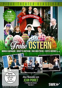 "Frohe Ostern": Abbildung DVD-Cover Mit freundlicher Genehmigung von Pidax-Film, welche die Komödie Anfang Anfang September 2015 auf DVD herausbrachte.