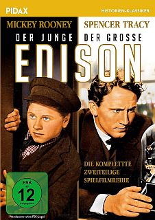 "Der junge Edison"/"Der groe Edison": Abbildung DVD-Cover mit freundlicher Genehmigung von Pidax-Film, welche beide Filme am 21.10.2022 auf DVD herausbrachte.