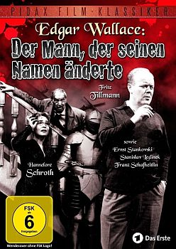 "Der Mann, der seinen Namen nderte": Abbildung DVD-Cover mit freundlicher Genehmigung von "Pidax Film", welche den Krimi im November 2015 auf DVD herausbrachte.