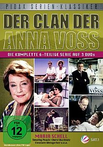 "Der Clan der Anna Voss": Abbildung DVD-Cover mit freundlicher Genehmigung von Pidax-Film, welche die Familiensaga Anfang Dezember 2013 auf DVD herausbrachte