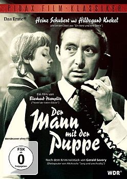 "Der Mann mit der Puppe": Abbildung DVD-Cover mit freundlicher Genehmigung von Pidax-Film, welche die WDR-Produktion im Juli 2012 auf DVD herausbrachte