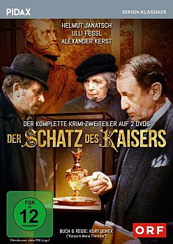 "Der Schatz des Kaisers": Abbildung DVD-Cover mit freundlicher Genehmigung von Pidax Film, welche die Produktion am 08.06.2018 auf DVD veröffentlichte.