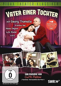 "Vater einer Tochter": Abbildung DVD-Cover mit freundlicher Genehmigung von Pidax-Film, welche die Komödie Mitte Dezember 2014 auf DVD herausbrachte.