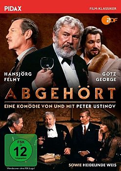 "Abgehört": Abbildung DVD-Cover mit freundlicher Genehmigung von Pidax-Film, welche die ZDF-Produktion Mitte März 2018 auf DVD herausbrachte.