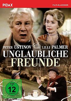 "Unglaubliche Freunde": Abbildung DVD-Cover mit freundlicher Genehmigung von Pidax-Film, welche die Komödie am 24.September 2021 auf DVD herausbrachte.