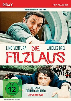 "Die Filzlaus": Abbildung DVD-Cover mit freundlicher Genehmigung von Pidax Film, welche Kult-Komdie am 18. September 2025 auf DVD herausbrachte.