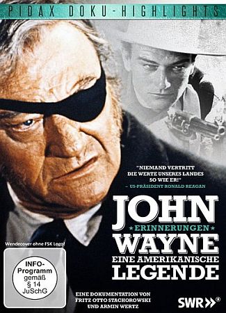 DVD-Cover: John Wayne – Eine amerikanische Legende; Abbildung DVD-Cover mit freundlicher Genehmigung von "Pidax film" 