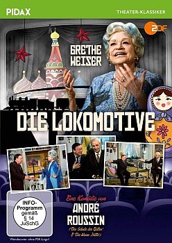 "Die Lokomotive": Abbildung DVD-Cover mit freundlicher Genehmigung von Pidax-Film, welche die Komödie Mitte September 2018  auf DVD herausbrachte