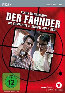 "Der Fahnder": Abbildung DVD-Cover (Staffel 4) mit freundlicher Genemigung von "Pidax Film",welche die Staffeln 1 bis 5 zwischen März und Juli 2020 auf DVD herausbrachte.