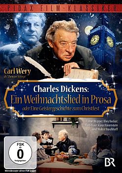 "Ein Weihnachtslied in Prosa": Abbildung DVD-Cover mit freundlicher Genehmigung von Pidax-Film, welche die Produktion Anfang November 2015 auf DVD herausbrachte.