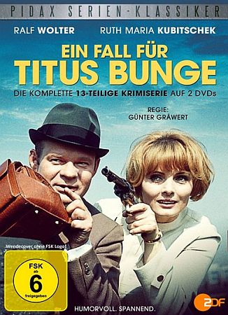 DVD-Cover: Ein Fall für Titus Bunge; Abbildung DVD-Cover mit freundlicher Genehmigung von "Pidax film"